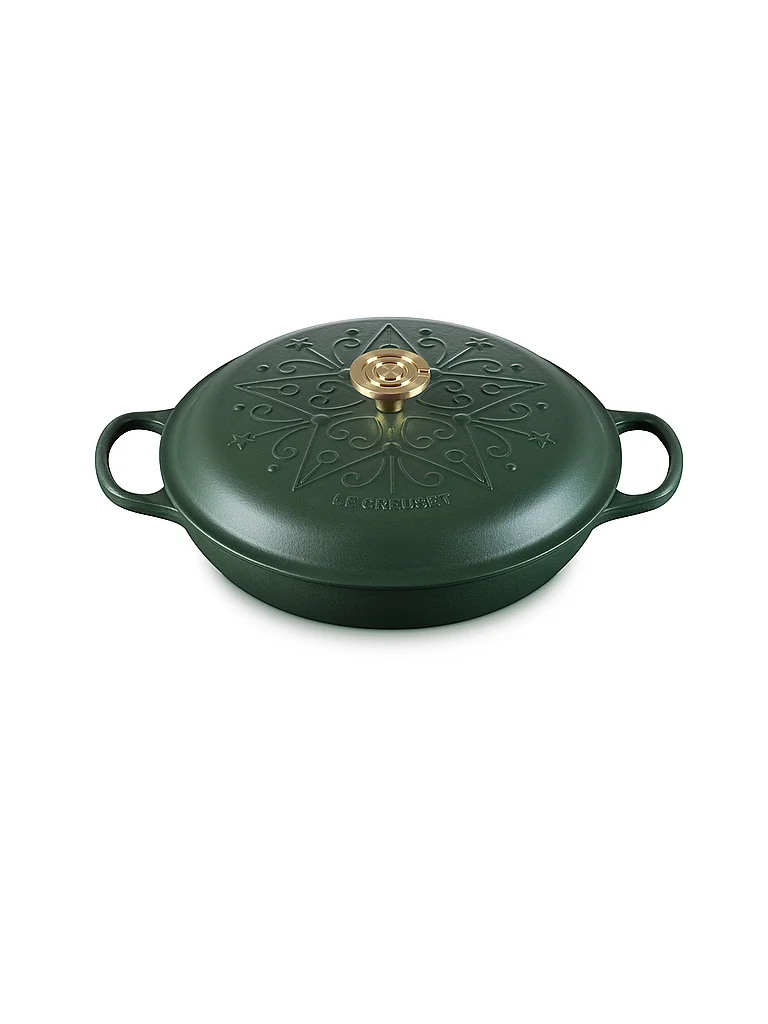 LE CREUSET Gourmet Profitopf L' ETOILE 30cm Foret dunkelgrün